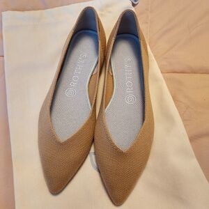 Rothy's the Point Camel Merino EUC size 7.5